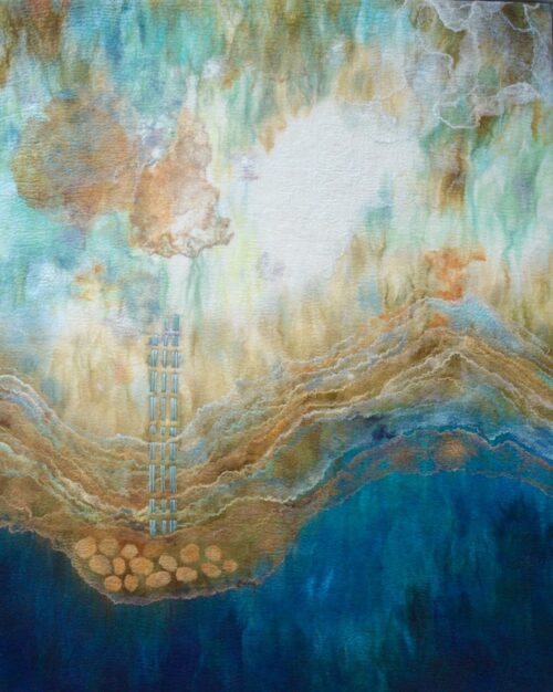 In The Land Merino Wool And Silk 100x80cm